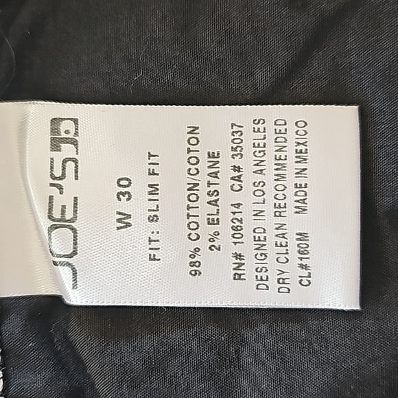JOE'S Weekender Casual Black Sand Pants Size 30 - Picture 10 of 16
